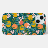Sinaasappel & Citroenbloesempatroon Case-Mate iPhone Case (Achterkant (horizontaal))