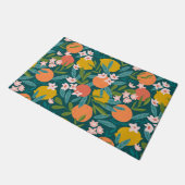 Sinaasappel & Citroenbloesempatroon Deurmat (Schuin)