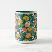  Sinaasappel & Citroenbloesempatroon Mok (Midden)