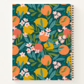  Sinaasappel & Citroenbloesempatroon Notitieboek (Achterkant)