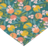  Sinaasappel & Citroenbloesempatroon Tafelkleed (Gekanteld)