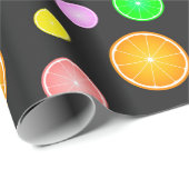 Sinaasappel citroenmoes voor de zomervakantie van  cadeaupapier (Rol Hoek)