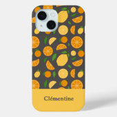 Sinaasappel & Citroenpatroon Case-Mate iPhone Case (Achterkant)