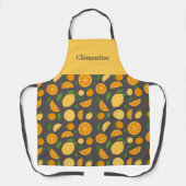 Sinaasappel & Citroenpatroon Schort (Voorkant)