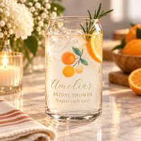 Sinaasappel Citrus Aquarel Bruids Brunch Aangepast