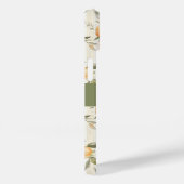 Sinaasappel Citrus Bloemig Perzik Streep Naam Case-Mate iPhone Case (Achterkant / Rechts)