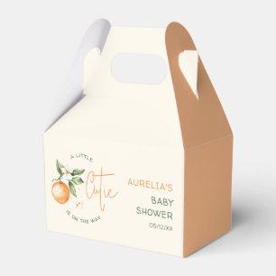 Sinaasappel Citrus Kleine Moppie Baby Shower Favor Bedankdoosjes