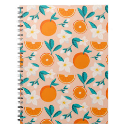 Sinaasappel citrus notitieboek