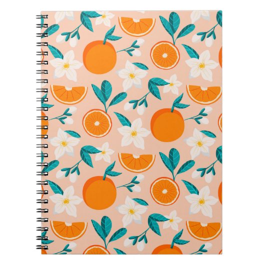 Sinaasappel citrus notitieboek (Voorkant)