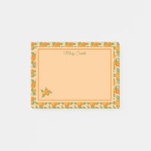 Sinaasappel Citrus Rand Botanisch Ontwerp