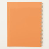 Sinaasappel citrusfruit wees fruitig planner (Achterkant)