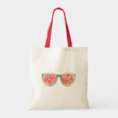 Sinaasappel citrusfruit wees fruitig tote bag (Achterkant)