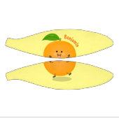 Sinaasappel citrusvruchten die met klauterdansen basketbal (Panelen)