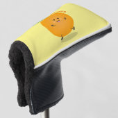 Sinaasappel citrusvruchten die met klauterdansen golfheadcover (3/4 voorkant)
