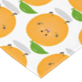 Sinaasappel citrusvruchten die met klauterdansen tafelkleed (Gekanteld)