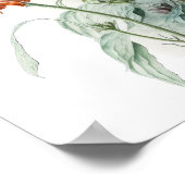 Sinaasappel Coneflowers Art Print Poster (Hoek)