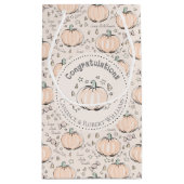 Sinaasappel & Cream Little Pumpkin Baby Gefelicite Klein Cadeauzakje (Achterkant)