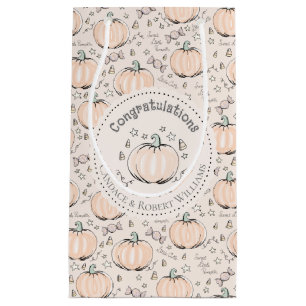 Sinaasappel & Cream Little Pumpkin Baby Gefelicite Klein Cadeauzakje
