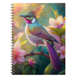 Sinaasappel Crested Rainbow Jay Fantasy Bird Notitieboek