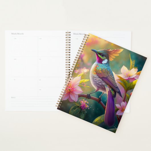 Sinaasappel Crested Rainbow Jay Fantasy Bird Planner (Display)