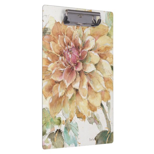 Sinaasappel Dahlia Klembord (Rechts)