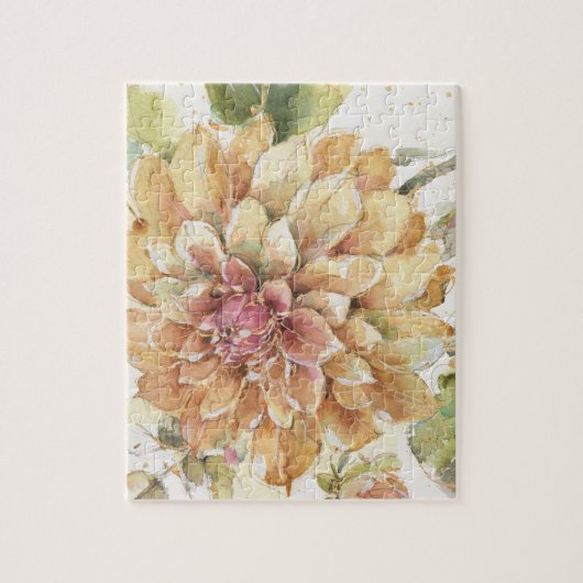 Sinaasappel Dahlia Legpuzzel (Verticaal)