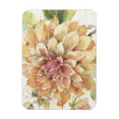 Sinaasappel Dahlia Magneet (Verticaal)