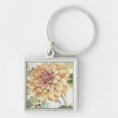 Sinaasappel Dahlia Sleutelhanger (Voorkant)