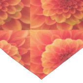 Sinaasappel Dahlia Tafelkleed (Gekanteld)