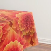Sinaasappel Dahlia Tafelkleed (Voorbeeld)