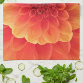 Sinaasappel Dahlia Theedoek (Gevouwen)