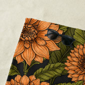 Sinaasappel Dahlia tuin Strandlaken (In situ)