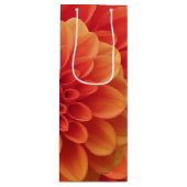 Sinaasappel Dahlia Wijn Cadeautas (Voorkant)