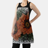 Sinaasappel Daisy Balls Schort (Insitu)