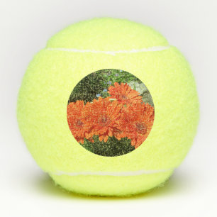 Sinaasappel Daisy Photo Tennis Ball Tennisballen
