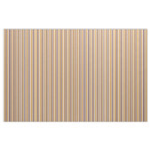 Sinaasappel, Dark Slate Blue & Tan Stripes Stof (Yard (91,4 cm))