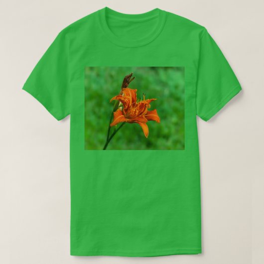 Sinaasappel Daylily 1 T-shirt (Design voorkant)