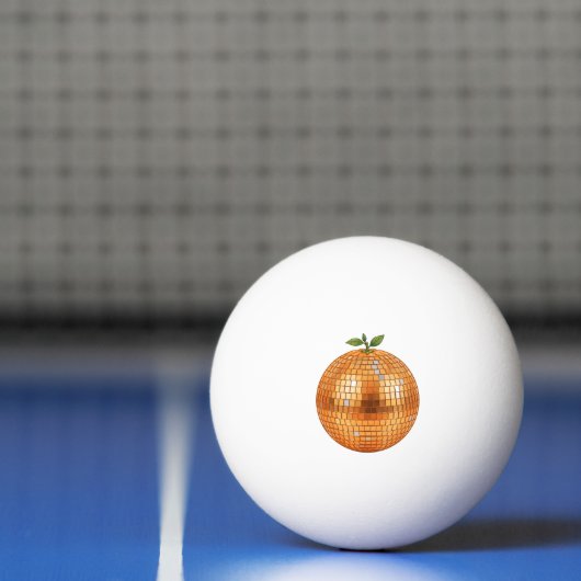 Sinaasappel Disco Bal Pingpongbal (Net)