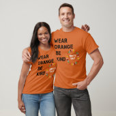 sinaasappel draag een dag van eenheid t-shirt (Unisex)