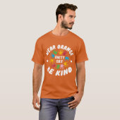 sinaasappel draag een dag van eenheid t-shirt (Voorkant volledig)