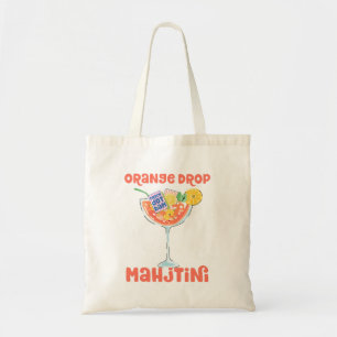 Sinaasappel Drop Martini Mahjong Cocktail Tote Bag