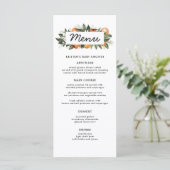 Sinaasappel Een beetje cutie is op de weg Baby sho Menu