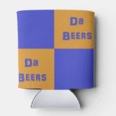 Sinaasappel en Blauw "Da Beers" Water Cooler Houde (Achterkant)