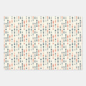 sinaasappel en blauw Vol 2 Inpakpapier Vel (Voorkant 2)