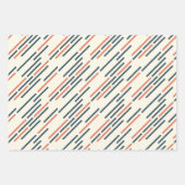 sinaasappel en blauw Vol 2 Inpakpapier Vel (Voorkant)