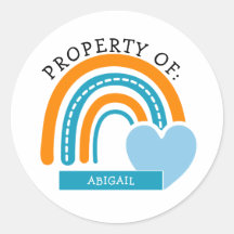 Sinaasappel en Blauwe Regenboog Welkom Terug naar