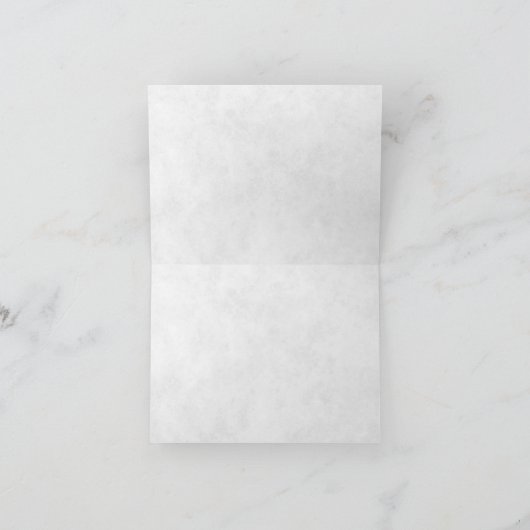 Sinaasappel en blauwe waterverf herfst florale bru bedankkaart (Binnen)