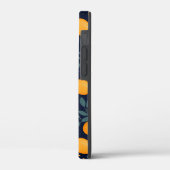 Sinaasappel en Bloemen Delight Pattern Case-Mate iPhone Case (Achterkant / Links)