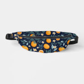 Sinaasappel en Bloemen Delight Pattern Heuptasje (Voorkant)