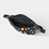 Sinaasappel en Bloemen Delight Pattern Heuptasje (Open)